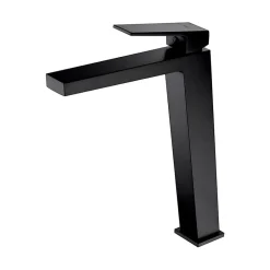 Imex Mitigeur de Lavabo Anti-Calcaire Bec Haut Noir Mat ART BDAR025-3NG* Robinet Lavabo Et Vasque