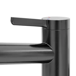 GoodHome Mitigeur de lavabo avec mousseur orientable, taille XL, gun metal, H.25,7 cm, Maza* Robinet Lavabo Et Vasque