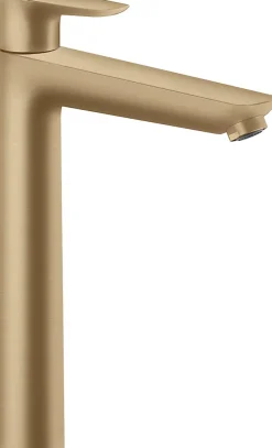 Hansgrohe Mitigeur de lavabo avec tirette et vidage bronze brossé, Talis E 240 EcoSmart* Robinet Lavabo Et Vasque