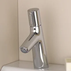 Hansgrohe Mitigeur de lavabo avec tirette et vidage chromé Talis S Ø4,6 x H.19 cm* Robinet Lavabo Et Vasque
