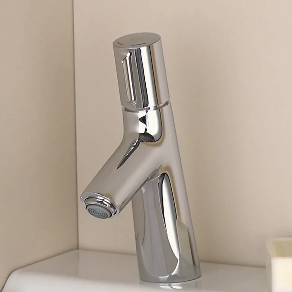 Hansgrohe Mitigeur de lavabo avec tirette et vidage chromé Talis S Ø4,6 x H.19 cm* Robinet Lavabo Et Vasque