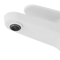 GoodHome Mitigeur de lavabo blanc Cavally M