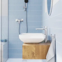 Grohe Mitigeur de lavabo chromé taille XL, Dice* Robinet Lavabo Et Vasque
