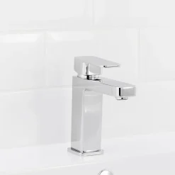 GoodHome Mitigeur de lavabo chromé Pazar* Robinet Lavabo Et Vasque
