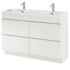 GoodHome Mitigeur de lavabo chromé taille M avec bonde clic-clac, Cavally* Robinet Lavabo Et Vasque