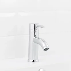 GoodHome Mitigeur de lavabo chromé Hoffell