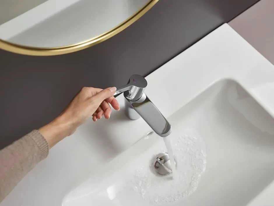 Hansgrohe Mitigeur de lavabo chromé Waterforms L CoolStart* Robinet Lavabo Et Vasque