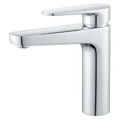 GoodHome Mitigeur de lavabo chromé Cavally L* Robinet Lavabo Et Vasque