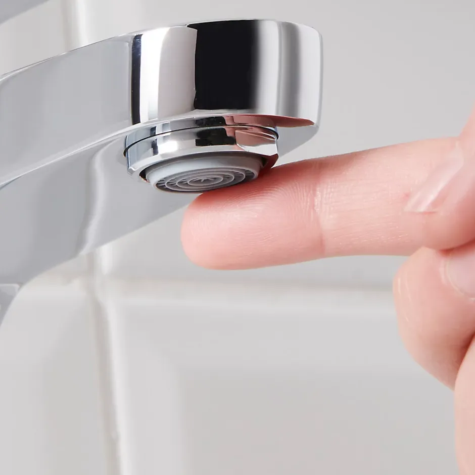 GoodHome Mitigeur de lavabo chromé Cavally L* Robinet Lavabo Et Vasque