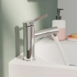 GoodHome Mitigeur de lavabo chrome taille M, Maza
