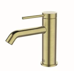 Essebagno Mitigeur de lavabo en laiton or brossé* Robinet Lavabo Et Vasque