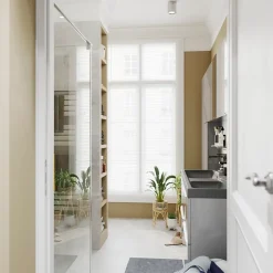 GoodHome Mitigeur de lavabo H.17,4 cm, gun metal, Kolima