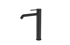 Essebagno Mitigeur de lavabo H.27,6 cm, noir, Lollipop* Robinet Lavabo Et Vasque