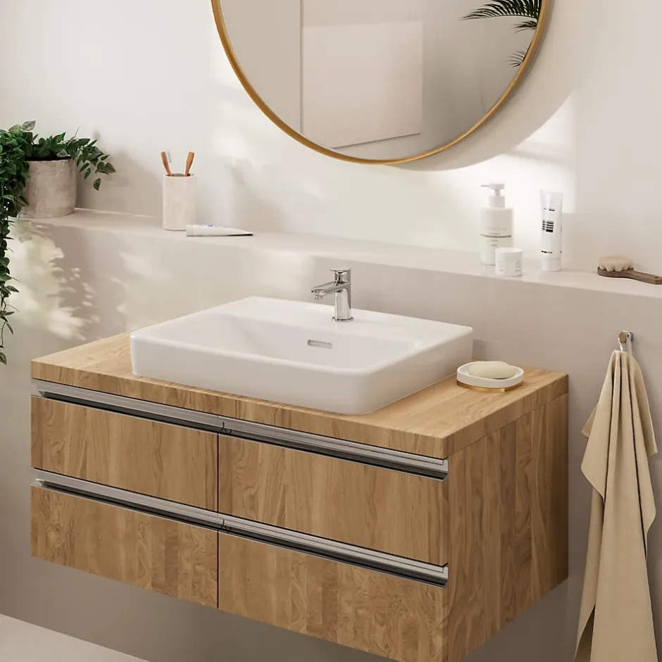 Hansgrohe Mitigeur de lavabo lave-mains eau froide chrome Vernis Blend 70