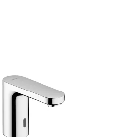 Hansgrohe Mitigeur de lavabo électronique en eau froide sur batterie, chrome, Vernis Blend