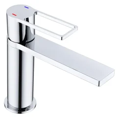 Edouard Rousseau Mitigeur de lavabo mécanique chrome, Styl* Robinet Lavabo Et Vasque