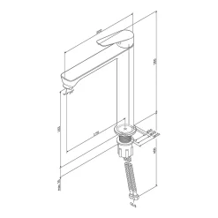 Am.Pm Europe Mitigeur de lavabo Mitigeur Salle de Bain Robinet de lavabo, Chromé, taille L, FTA92000 AM.PM* Robinet Lavabo Et Vasque