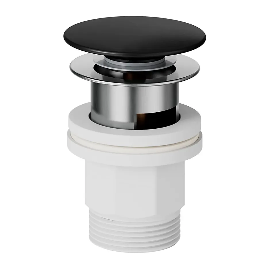 GoodHome Mitigeur de lavabo noir Cavally XL* Robinet Lavabo Et Vasque