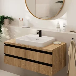 Hansgrohe Mitigeur de lavabo noir mat Vernis Blend 70* Robinet Lavabo Et Vasque
