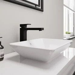 Hansgrohe Mitigeur de lavabo noir mat Vernis Shape