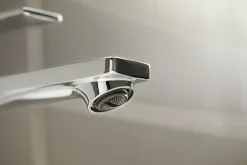Hansgrohe Mitigeur de lavabo pour vasque à poser avec tirette et vidage chromé, Rebris E 240 CoolStart* Robinet Lavabo Et Vasque