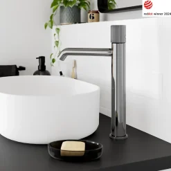 GoodHome Mitigeur de lavabo XL, chrome, Levanna* Robinet Lavabo Et Vasque