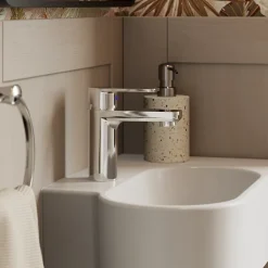 GoodHome Mitigeur de lavabo/lave-mains M, chrome, NF, Aisai