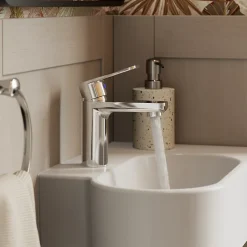 GoodHome Mitigeur de lavabo/lave-mains M, chrome, NF, Aisai