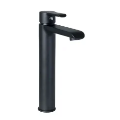 Kramer Mitigeur de lavabo/vasque H.26,3 cm, noir mat, King* Robinet Lavabo Et Vasque
