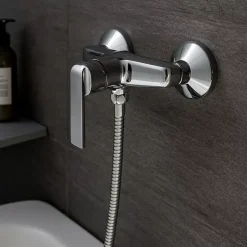 Essebagno Mitigeur douche mécanique chrome NF Largo* Robinet De Douche