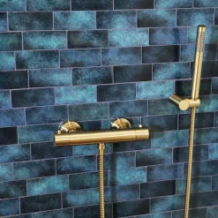 Essebagno Mitigeur douche thermostatique Or brossé Luisa* Robinet De Douche