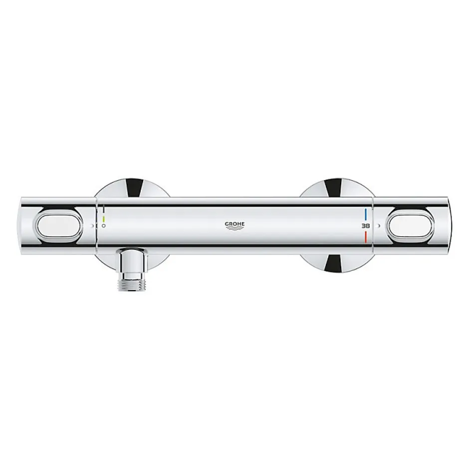 Grohe Mitigeur douche thermostatique Quickfix Precision Flow + nettoyant GrohClean* Robinet De Douche