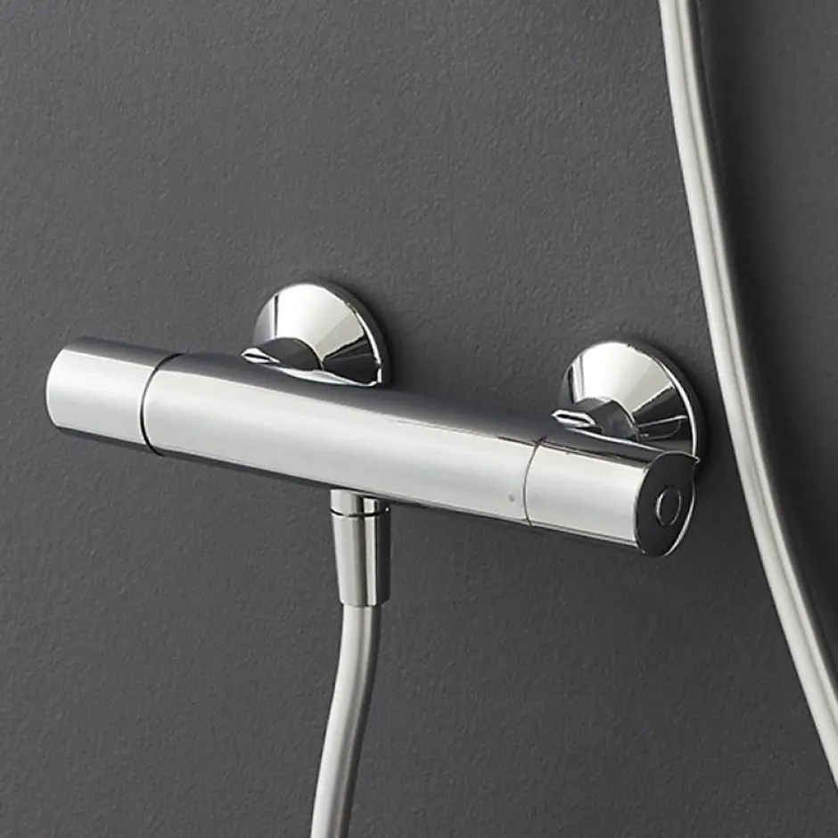 Jacob Delafon Mitigeur douche thermostatique Simone chrome + nettoyant* Robinet De Douche