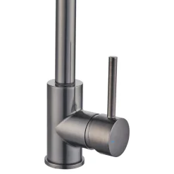 Cooke & Lewis Mitigeur haut de cuisine Katiki H. 33,5 cm effet titane* Evier Et Robinet De Buanderie