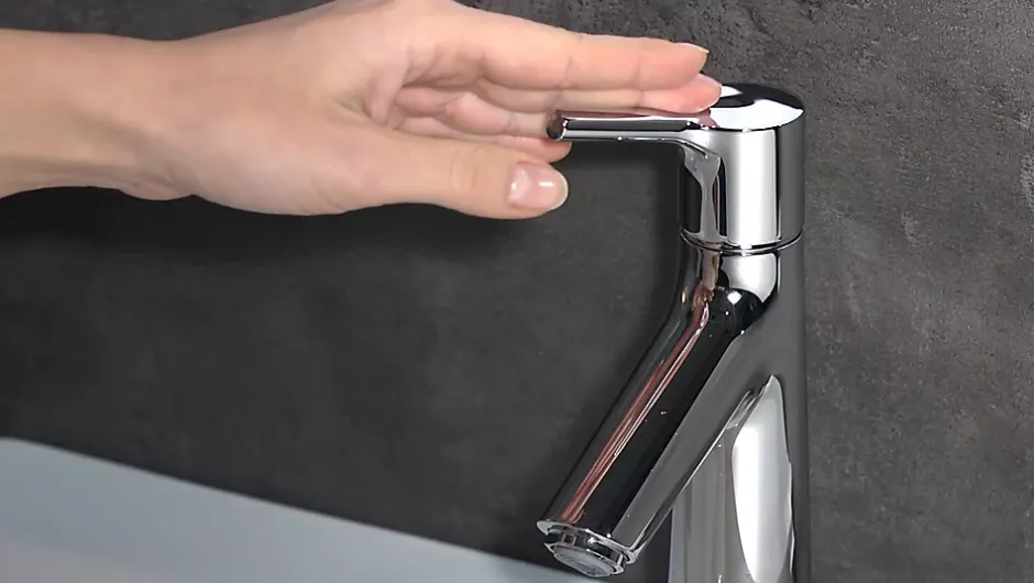 Hansgrohe Mitigeur lavabo avec tirette et vidage Talis S ComfortZone 100 surface chromé