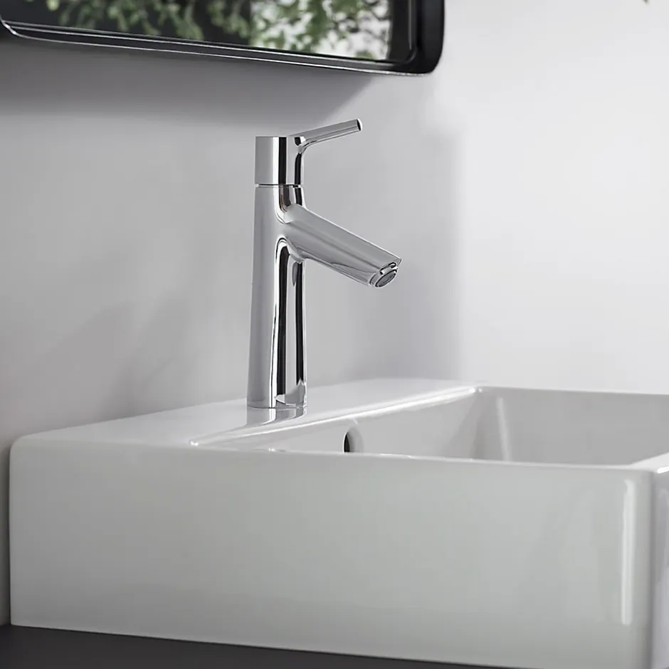 Hansgrohe Mitigeur lavabo avec tirette et vidage Talis S ComfortZone 100 surface chromé