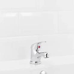 Mitigeur lavabo avec vidage et flexibles Femelle 12/17 en laiton chromé Arborg* Robinet Lavabo Et Vasque