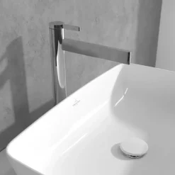 Villeroy & Boch Mitigeur lavabo droit surélevé VILLEROY ET BOCH Dawn sans tirette Chrome