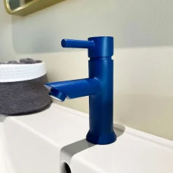 Essebagno Mitigeur lave mains bleu Luisa