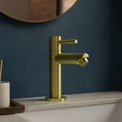 Essebagno Mitigeur lave-mains or brossé eau froide Deco
