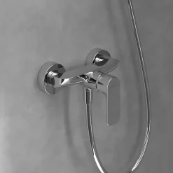 Villeroy & Boch Mitigeur mécanique douche VILLEROY ET BOCH Architectura Chrome + Ensemble de douche VILLEROY ET BOCH Verve Showers 3 jets Chrome