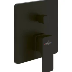 Villeroy & Boch Mitigeur mécanique encastré avec inverseur VILLEROY ET BOCH Subway 3.0 Noir mat