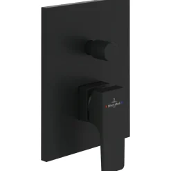 Villeroy & Boch Mitigeur mécanique encastré avec inverseur VILLEROY ET BOCH Architectura Square Noir mat