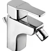 Sanindusa Mitigeur pour bidet mousseur orientable Advance chromé système Écospot livré avec son vidage à tirette chromé* Robinet De Bidet