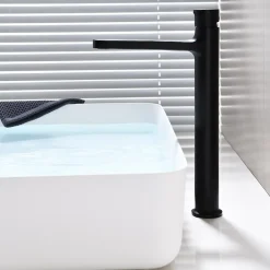 Bernstein Mitigeur surélevé pour lavabo et vasque 8212 - Noir mat