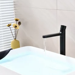 Bernstein Mitigeur surélevé pour lavabo et vasque 8212 - Noir mat