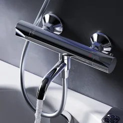Am.Pm Europe Mitigeur thermostatique bain/douche Robinet salle de bain, Chromé FTA50000 Hit AM.PM* Robinet De Baignoire