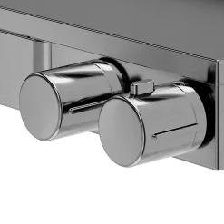 GoodHome Mitigeur thermostatique bain/douche gris Kolima* Robinet De Douche