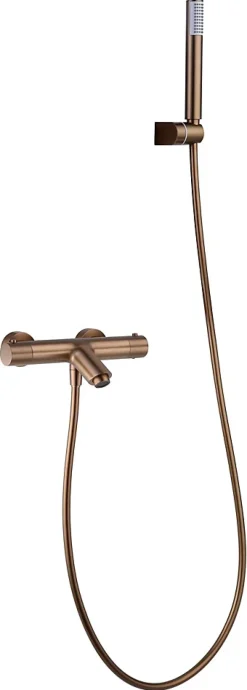 Imex Mitigeur thermostatique de bain et douche MONZA - Or rose brossé* Robinet De Baignoire
