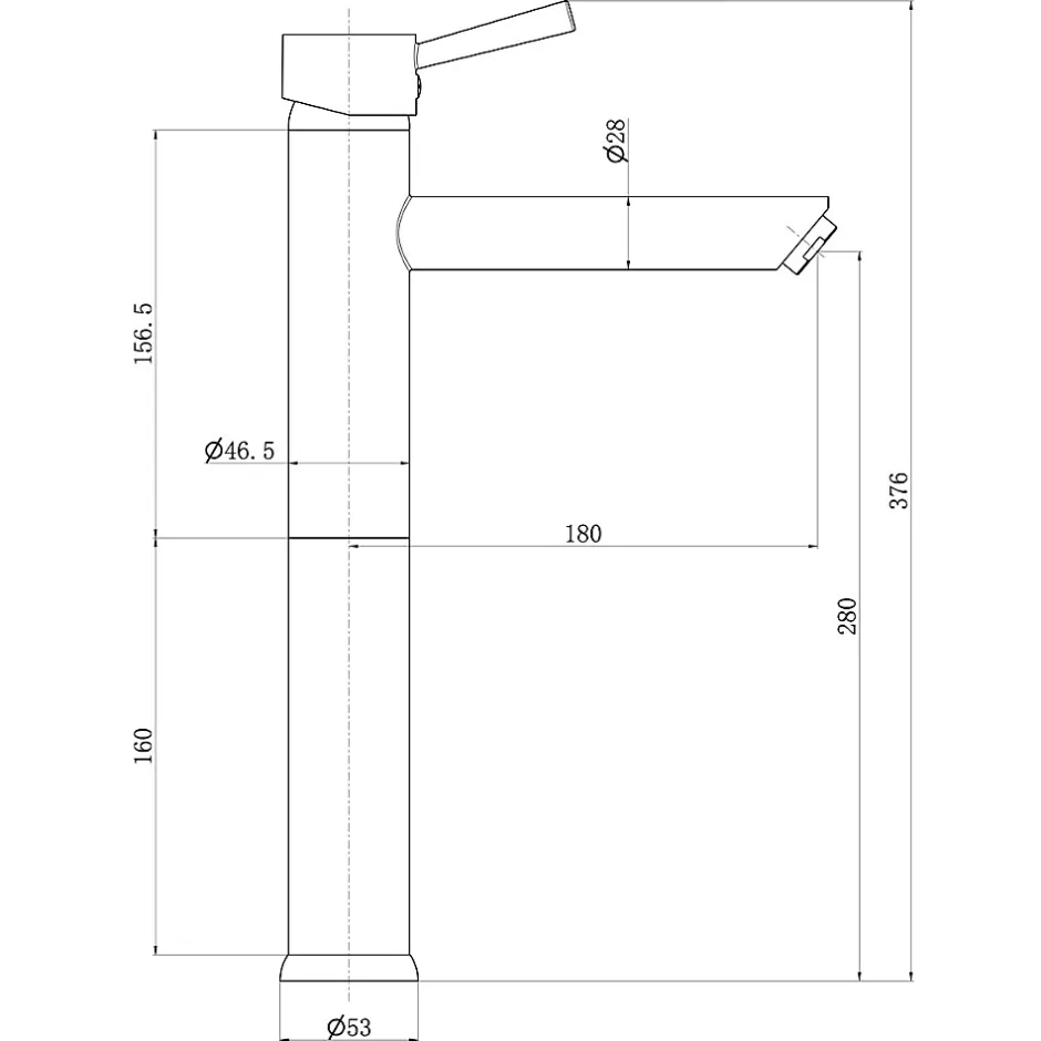 Essebagno Mitigeur évier noir mat Gift* Robinet Lavabo Et Vasque